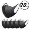 10 pezzi - maschera viso / bocca - anti-inquinamento - antipolvere - lavabile
