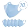 10 pièces - masque visage / bouche - anti-pollution - anti-poussière - lavable