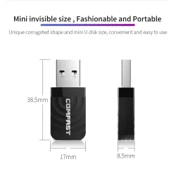 1300Mbps Mini wireless adapter - windows XP/Vista/7/8/10 - Mac OSUSB memory