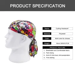 Cycling headscarf - useita värejä