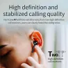 Bluetooth trådlösa hörlurar - svart - lätt