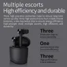 Bluetooth wireless earphones - black - lightweight