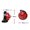 Auto Motorrad Elektrohorn - 2pcs - rot