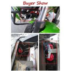 Bil motorcykel elektrisk horn - 2pcs - rött
