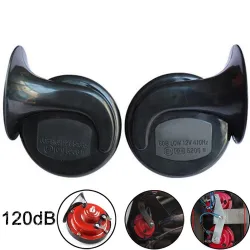 Car motorcycle electric horn - 2pcs - redExterior accessories