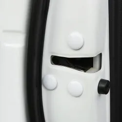 Car door lock screw protection - black - whiteAkcesoria zewnętrzne