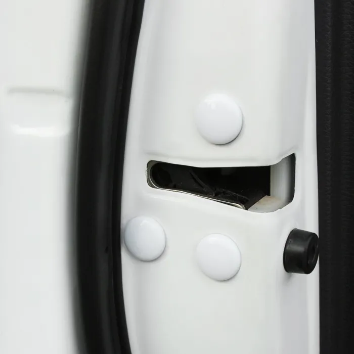 Car door lock screw protection - black - whiteAkcesoria zewnętrzne