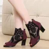 Peep toe sandals - seksikäs kantapää