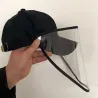 Anti influensa skydd cap - baseball cap - svart