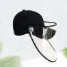 Anti influensa skydd cap - baseball cap - svart
