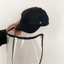 Anti influensa skydd cap - baseball cap - svart