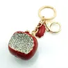Bitten apple key chain