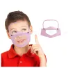 Maschera viso- bocca per bambini con scudo occhi staccabile - bocca visibile - riutilizzabile - lavabile