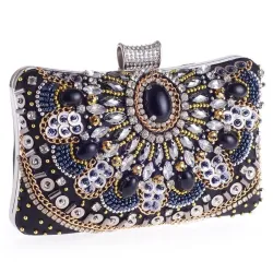 BolsasMonedero de cristal de diamante - con cadena - damas - bolsas de noche