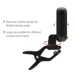 Chitarra - clip su - rotatable - violino - basso