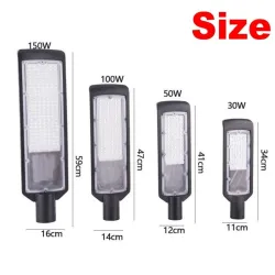 30W - 50W - AC85-265V - luce di strada LED - lampada - impermeabile IP65