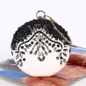 Luxury evening bag - vintage - diamond - gold chain