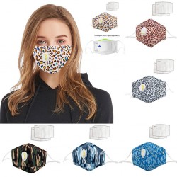 Maschera faccia / bocca con valvola d'aria - con filtri PM2.5 in carbonio attivi - lavabile