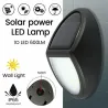 ApliquesO7K7 - 100mAh - 10 LED - lámpara solar alimentada - luz sensor de movimiento - impermeable