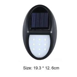 O7K7 - 100mAh - 10 LED - soldrivna lampa - rörelsesensorljus - vattentät