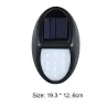 ApliquesO7K7 - 100mAh - 10 LED - lámpara solar alimentada - luz sensor de movimiento - impermeable