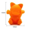 Silikon kattunge formad - te infuser - återanvändbar - 1pcs