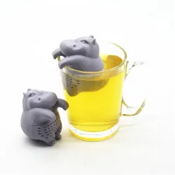 Silicone hippo formad - te infuser - återanvändbar - 1pcs