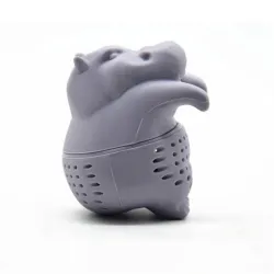 Infusor de téHippo de silicona - infusor de té - reutilizable - 1pcs