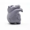Silicone hippo - tee-infuser - uudelleenkäytettävä - 1pcs