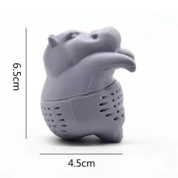 Silicone hippo formad - te infuser - återanvändbar - 1pcs