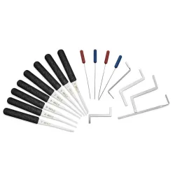 12 bitar - Lock Pick Set - Locksmith leveranser - bruten nyckel Auto extraktor - rostfritt stål krokar