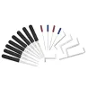 12 bitar - Lock Pick Set - Locksmith leveranser - bruten nyckel Auto extraktor - rostfritt stål krokar