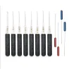 Cerrajero12 piezas - Lock Pick Set - Accesorios Locksmith - llave rota Extractor automático - ganchos de acero inoxidable