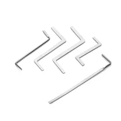 Cerrajero12 piezas - Lock Pick Set - Accesorios Locksmith - llave rota Extractor automático - ganchos de acero inoxidable
