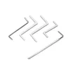 Cerrajero12 piezas - Lock Pick Set - Accesorios Locksmith - llave rota Extractor automático - ganchos de acero inoxidable