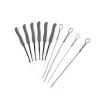 12 bitar - Lock Pick Set - Locksmith leveranser - bruten nyckel Auto extraktor - rostfritt stål krokar