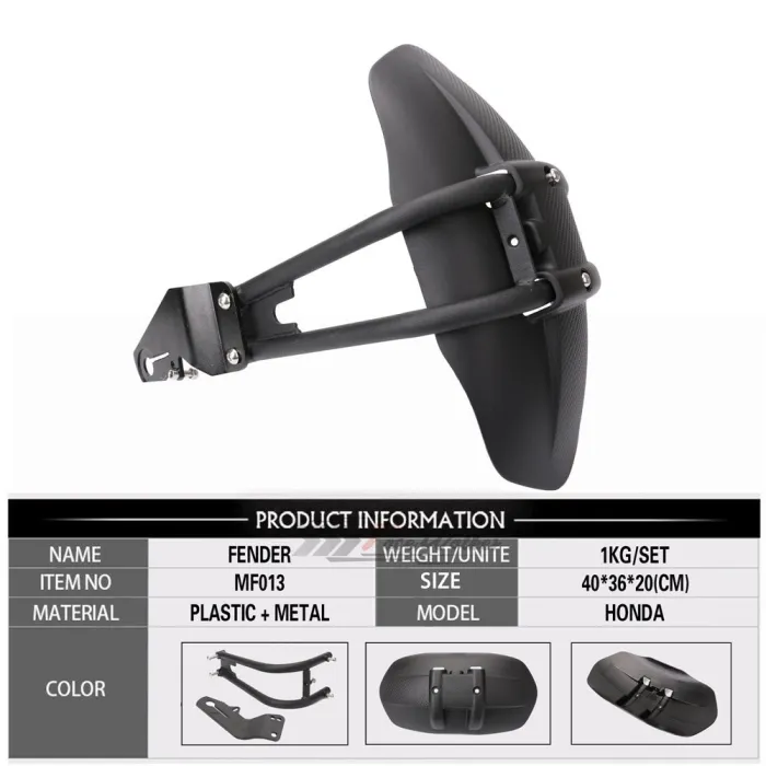 Motorcykel fender Honda NC700/NC750D/CB1300/CB400