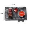 Ignition switch panel for racing car - engine start push button - toggle switch - 12V LED - QT313