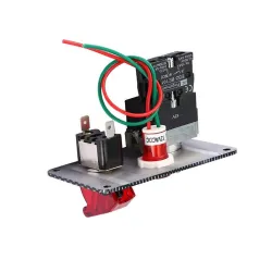 Ignition switch panel for racing car - engine start push button - toggle switch - 12V LED - QT313