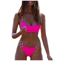 Regnbåge färgband - bikini - 2 bit