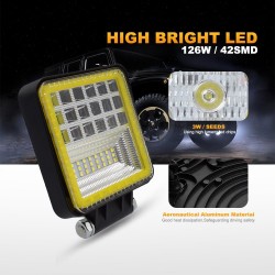 Led Lights - 72W - 126W - Lastbil - ATV - Light Bar