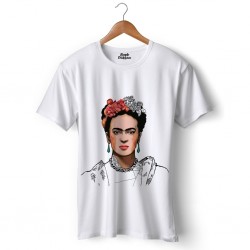 T-shirt z kobiecą twarząBluzki & Koszulki
