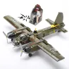 Military Ju-88 bombing plane - building block set - 559 piecesConstruction