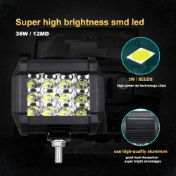Lampe de voiture LED - 6W 72W 60W - Camions - Light Bar