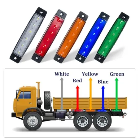 Lumières extérieures de voiture - LED - 6SMD - 12V/24V