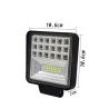 Barra LED - lampada spot per auto fuoristrada - trattori - SUV - camion - 72W - 126W / 12V - 24V