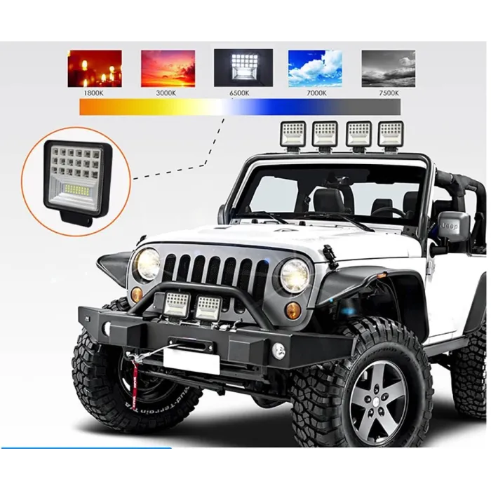 LED baari - valolamppu off-road autot - traktorit - SUV - kuorma-autot - 72W - 126W / 12V - 24V