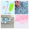 Rhinestone Peacock 5D - DIY målning - diamant broder - heminredning