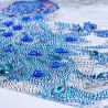 Rhinestone Peacock 5D - DIY-maalaus - timanttikirjoitus
