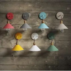 E27 - Modern vägglampa med switch